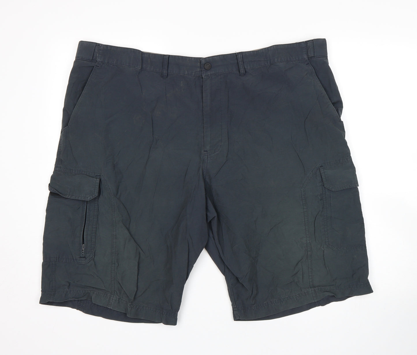 M&S Mens Blue   Cargo Shorts Size 44