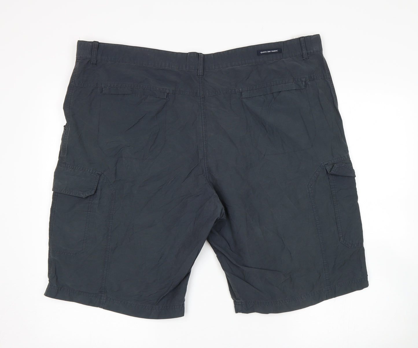 M&S Mens Blue   Cargo Shorts Size 44