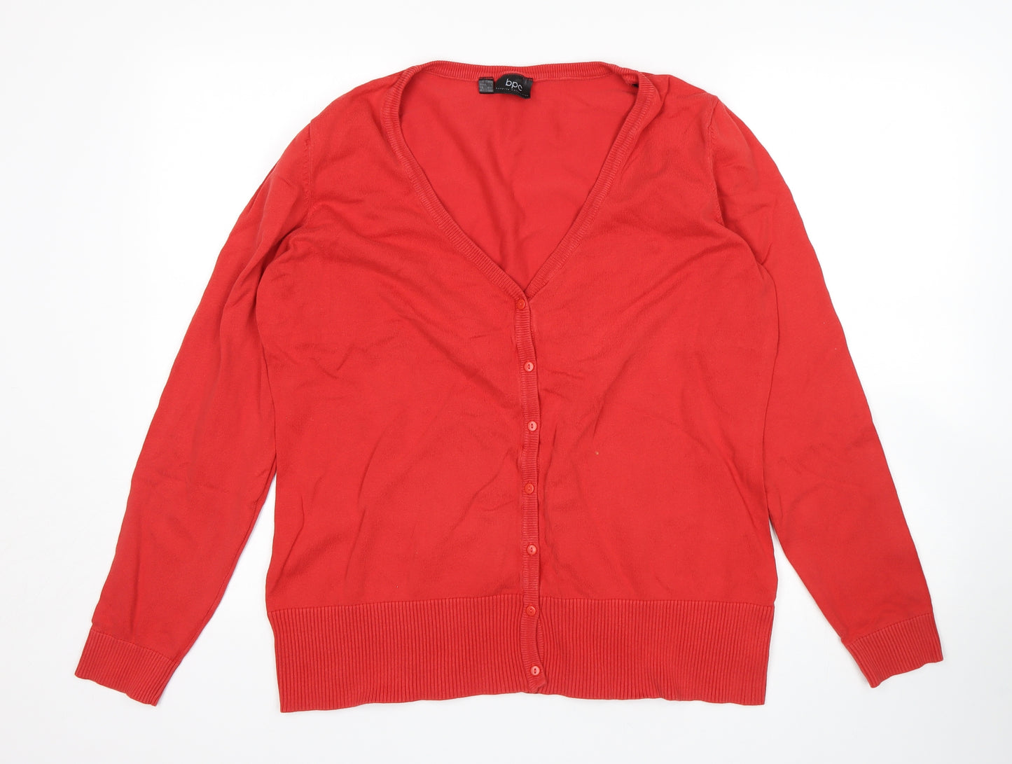 BPC Womens Red   Cardigan Jumper Size L