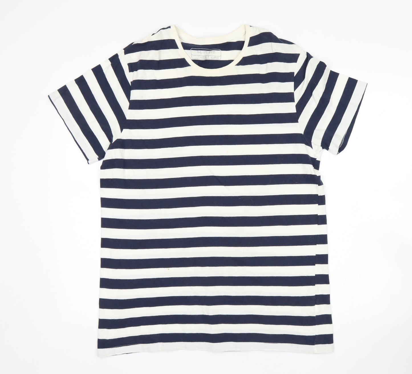 Cedar Wood State Mens Multicoloured Striped   T-Shirt Size XL
