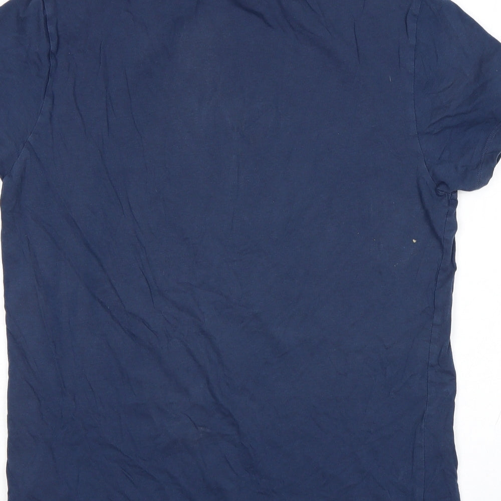 George Mens Blue    T-Shirt Size L  - Superman