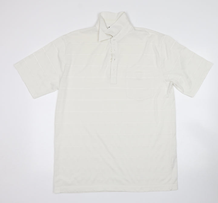 Carabou Womens White   Basic Polo Size L