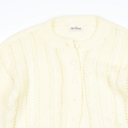 Top Style Womens Beige   Cardigan Jumper Size L