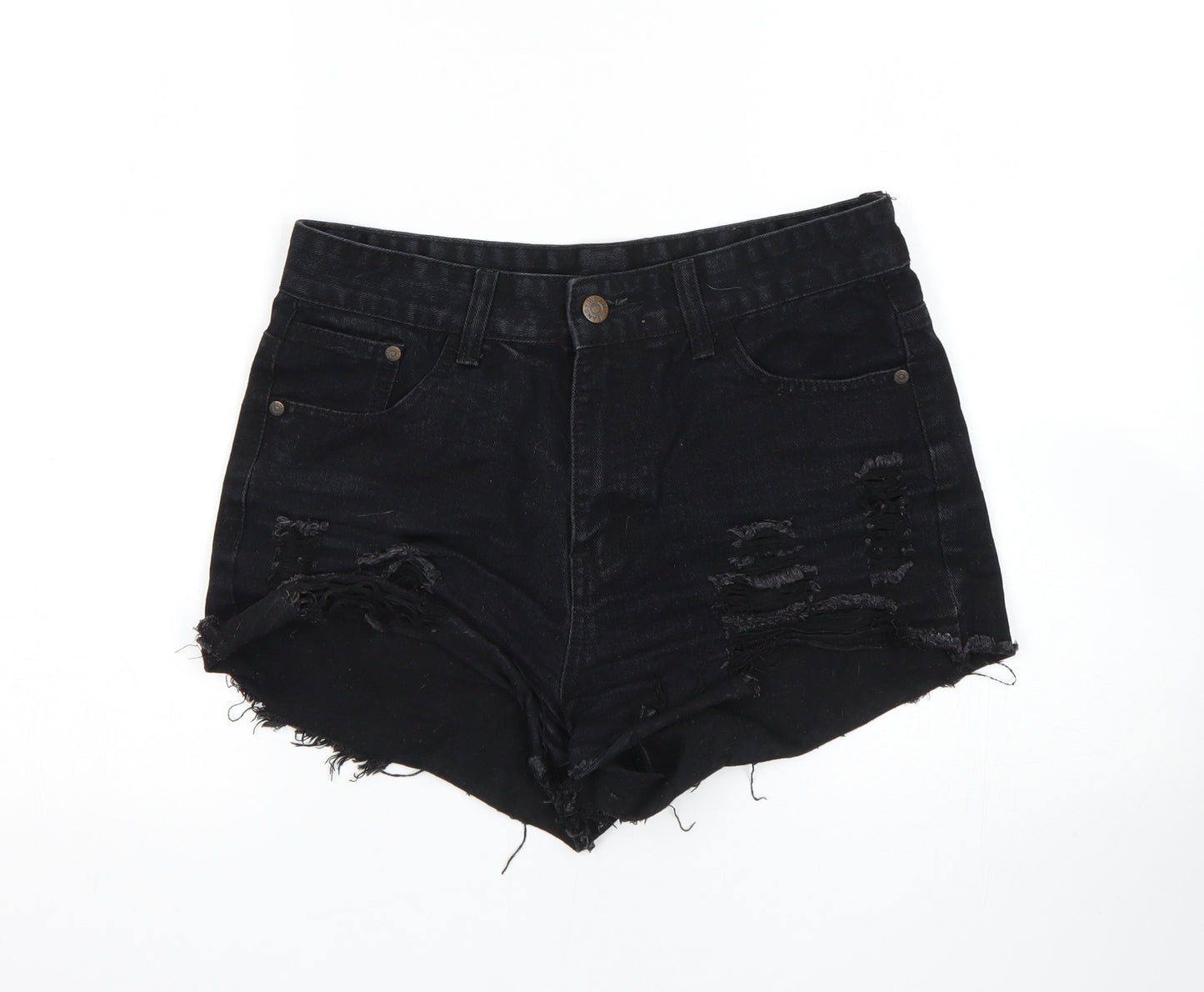 Preworn Womens Black   Cut-Off Shorts Size M