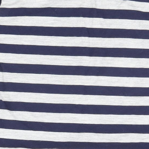 George Baby Blue Striped  Basic T-Shirt Size 9-12 Months