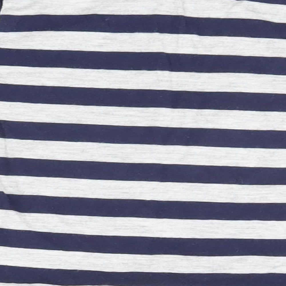 George Baby Blue Striped  Basic T-Shirt Size 9-12 Months