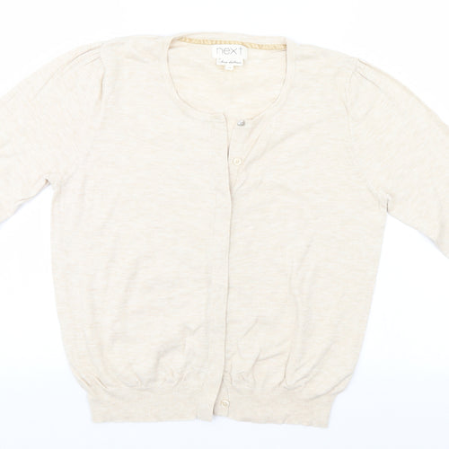 NEXT Womens Beige   Cardigan Jumper Size 16