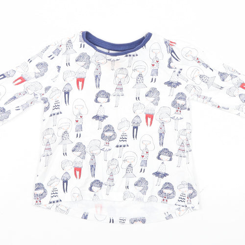 Mini Club Baby White   Basic T-Shirt Size 9-12 Months