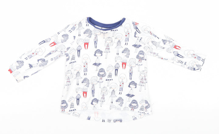 Mini Club Baby White   Basic T-Shirt Size 9-12 Months