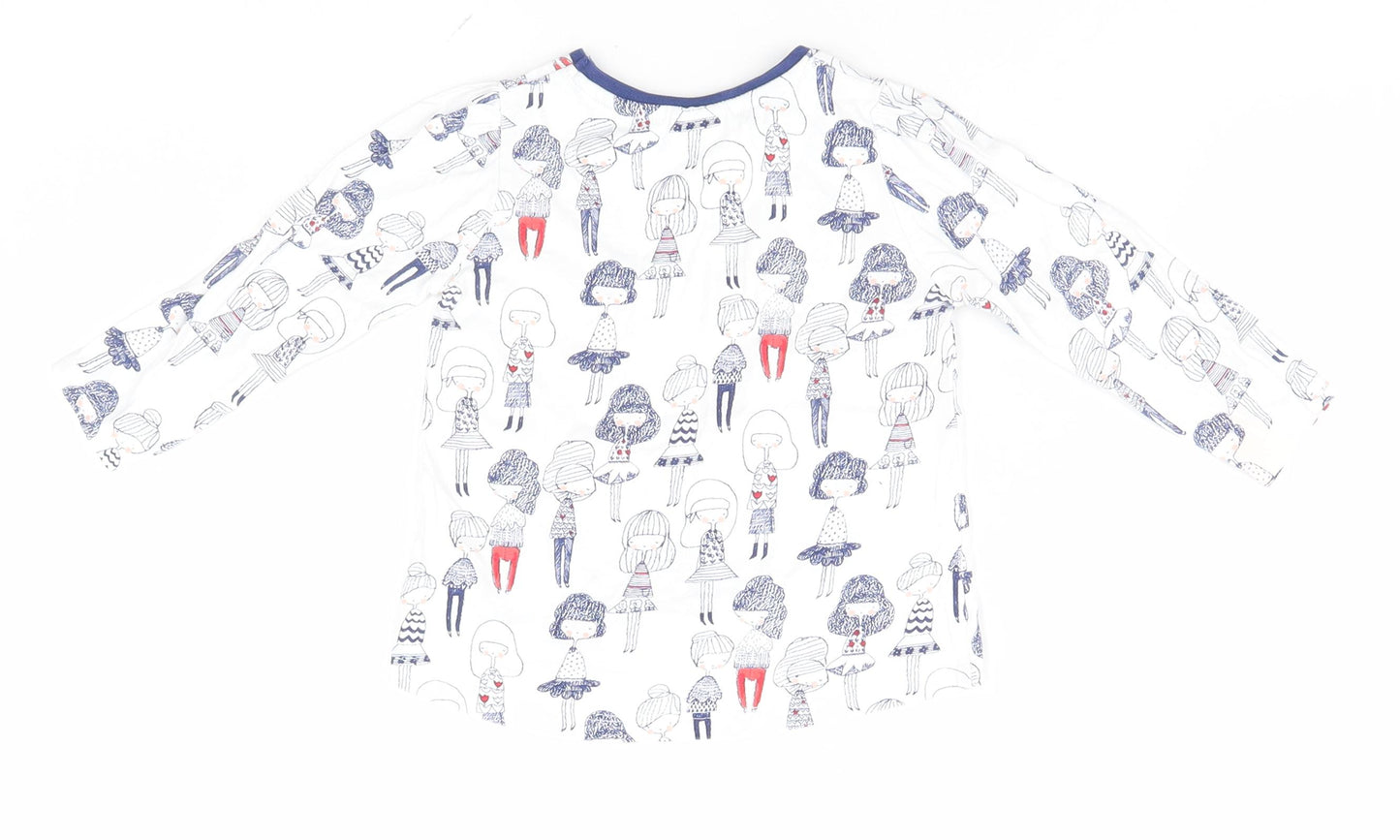 Mini Club Baby White   Basic T-Shirt Size 9-12 Months