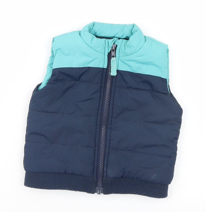 BHS Baby Blue Parka Jacket Size 3-6 Months