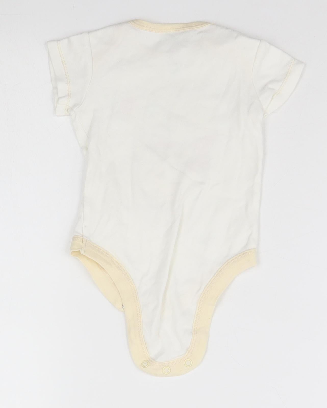 Disney Baby White   Babygrow One-Piece Size 3-6 Months  - Winnie the Pooh, Disney
