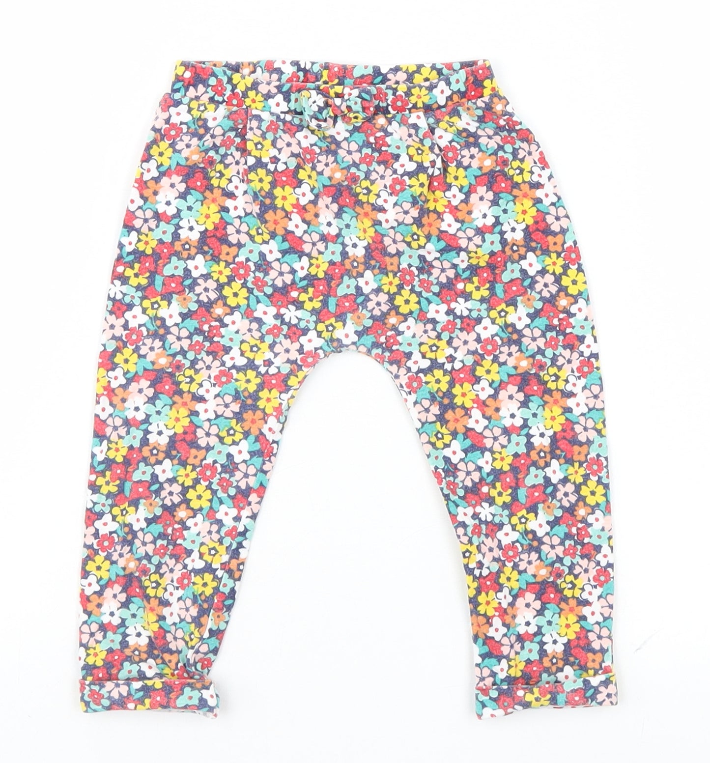 Mini Club Baby Multicoloured Floral  Sweatpants Trousers Size 9-12 Months