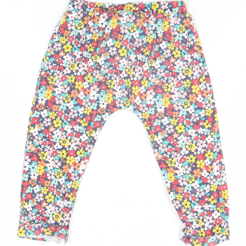 Mini Club Baby Multicoloured Floral  Sweatpants Trousers Size 9-12 Months