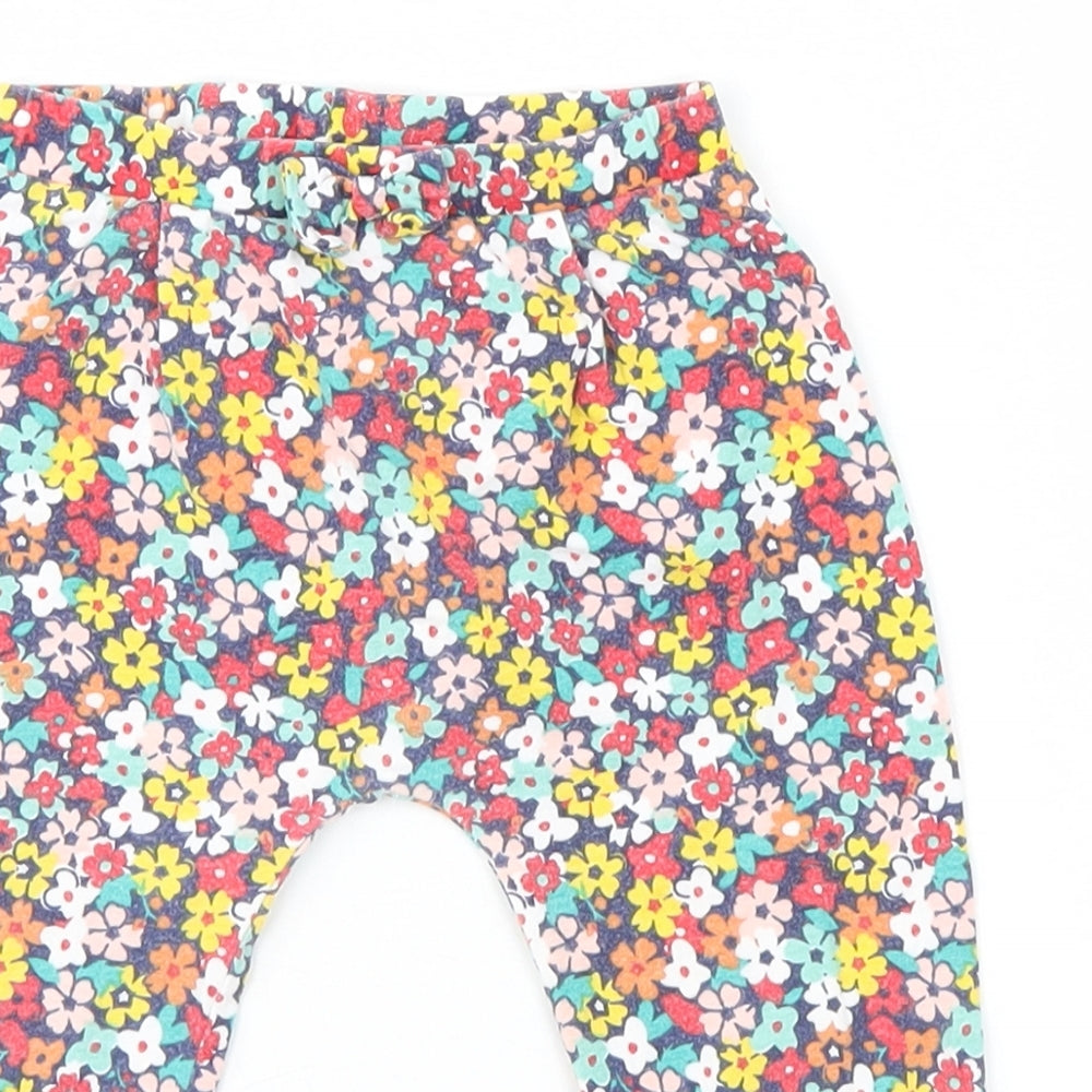 Mini Club Baby Multicoloured Floral  Sweatpants Trousers Size 9-12 Months