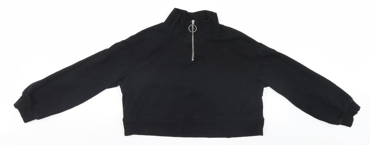Divided Womens Black Pullover Jumper Size S