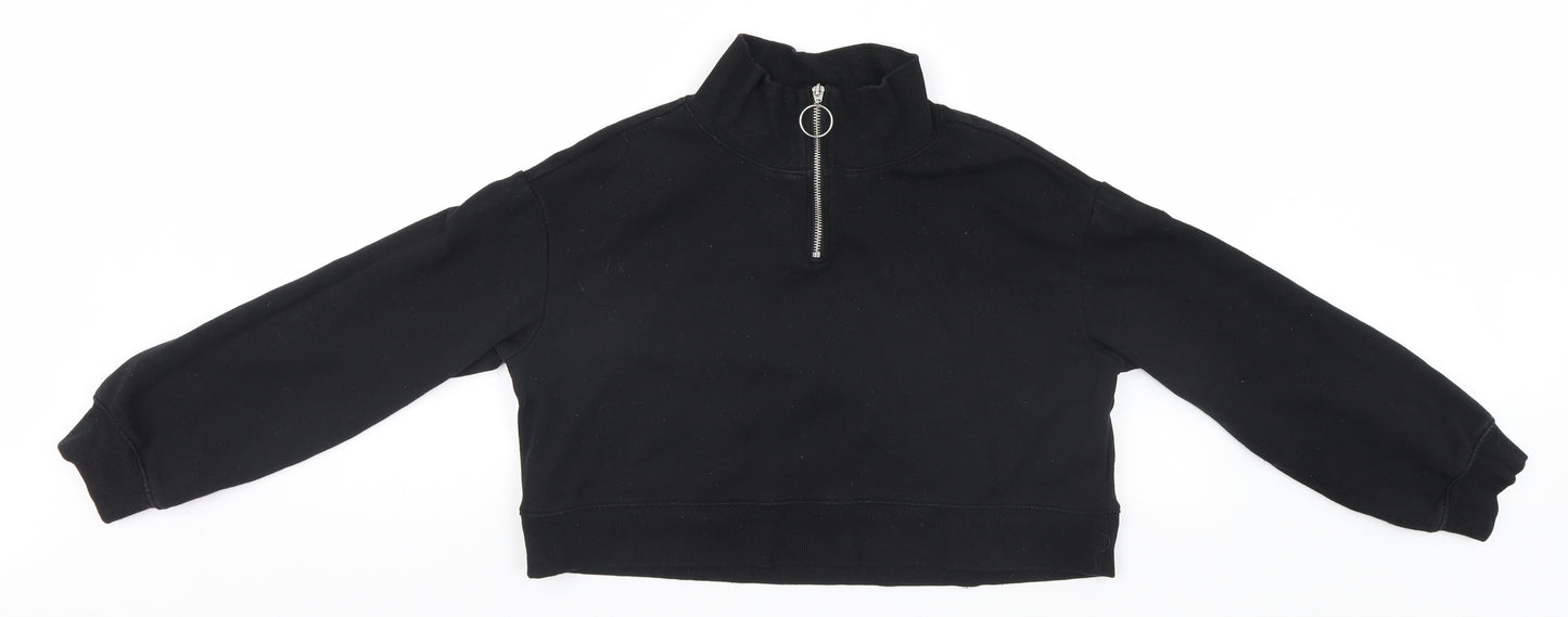 Divided Womens Black   Pullover Jumper Size S