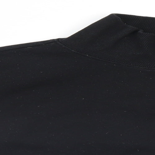 Divided Womens Black   Pullover Jumper Size S