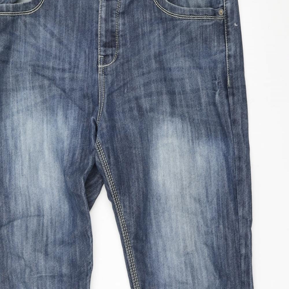 Smith & Jones Mens Blue   Straight Jeans Size 36 in L32 in