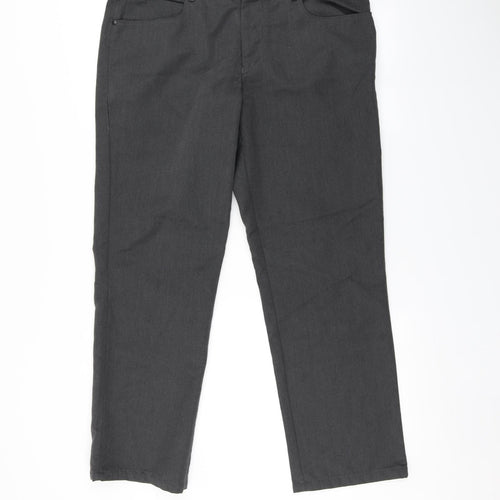 Burton Mens Grey   Trousers  Size 36 in L27 in