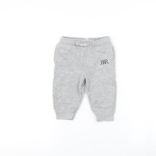 River Island Baby Grey   Jogger Trousers Size 9 Months