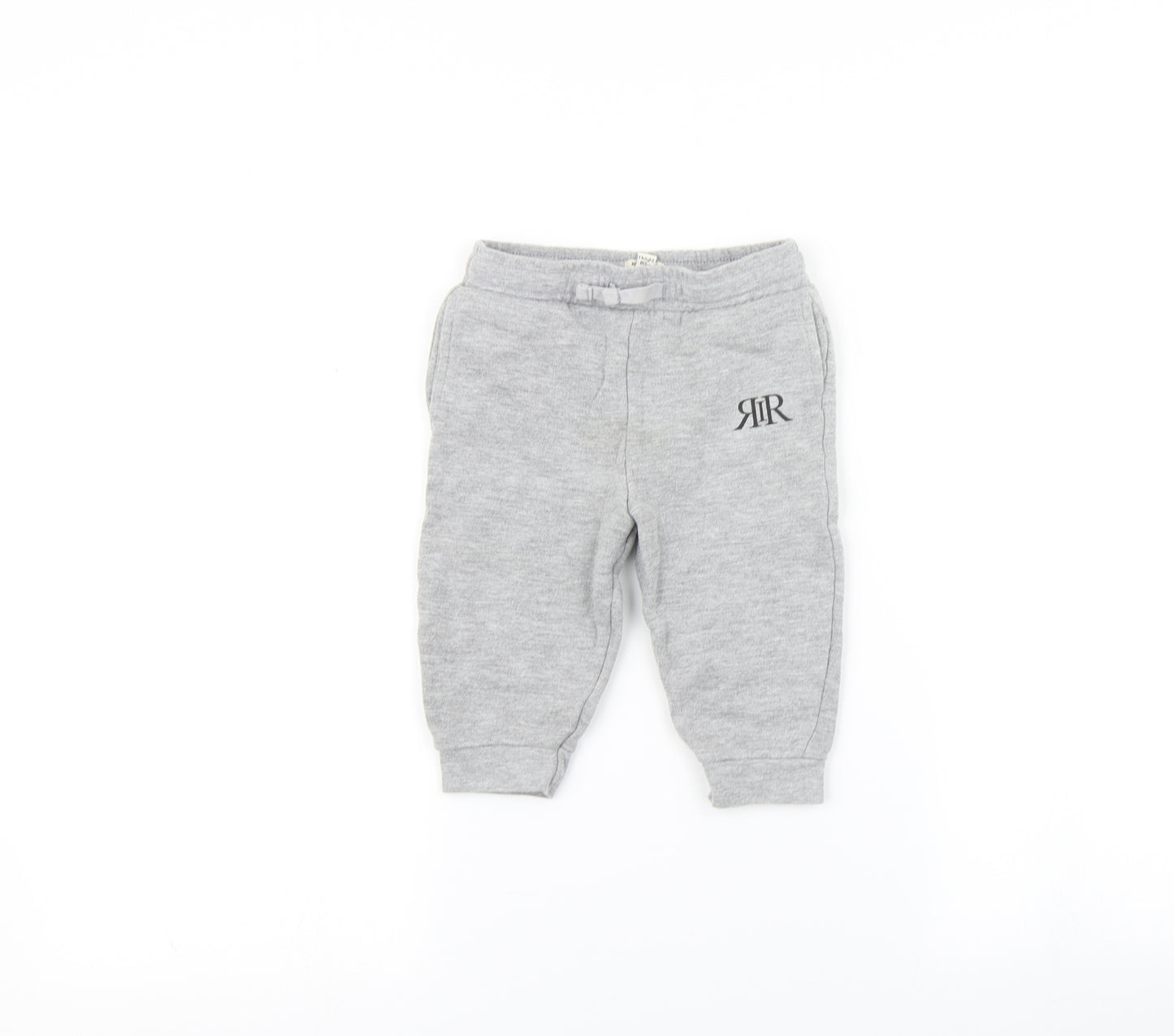 River Island Baby Grey   Jogger Trousers Size 9 Months
