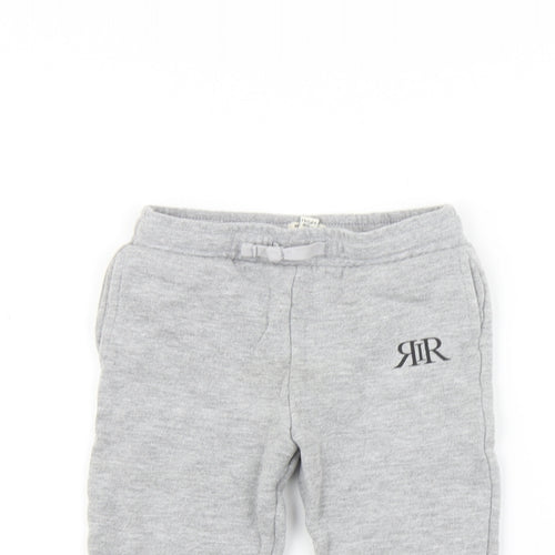 River Island Baby Grey   Jogger Trousers Size 9 Months
