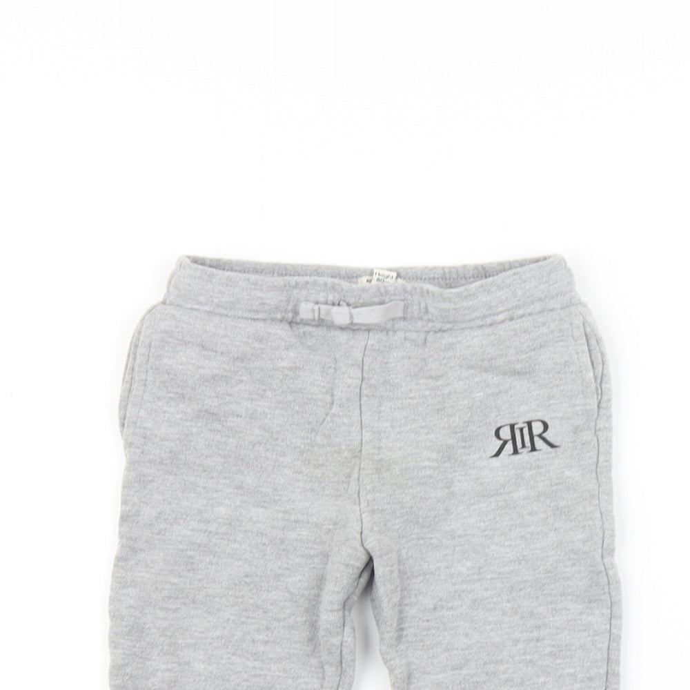 River Island Baby Grey   Jogger Trousers Size 9 Months