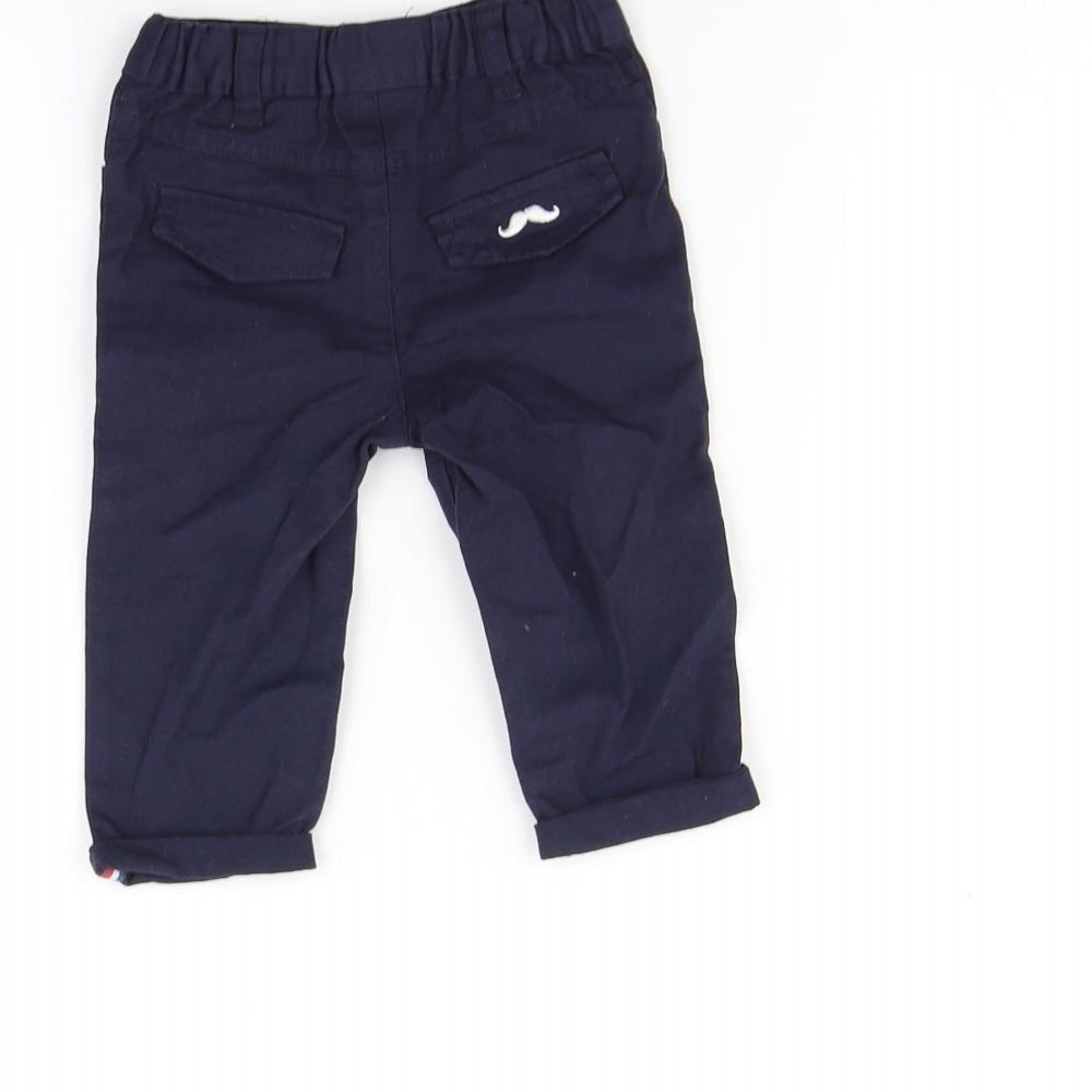 Little gent Baby Blue    Trousers Size 3-6 Months