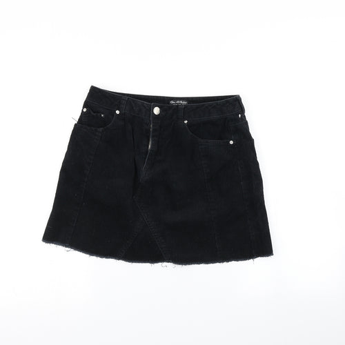 Miss Selfridge Womens Black   A-Line Skirt Size 10