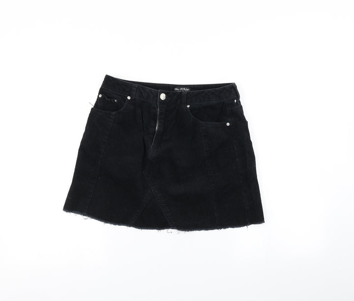 Miss Selfridge Womens Black   A-Line Skirt Size 10