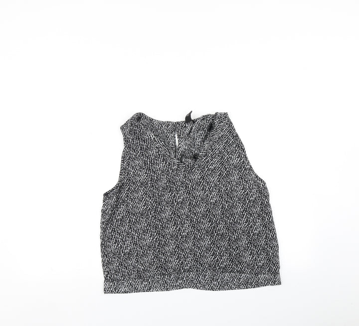 FOREVER 21 Womens Grey   Basic Button-Up Size L