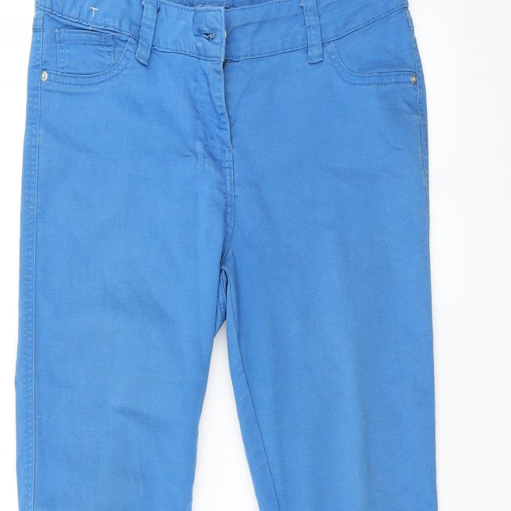 Yes Yes Womens Blue   Cropped Jeans Size 14 L24 in