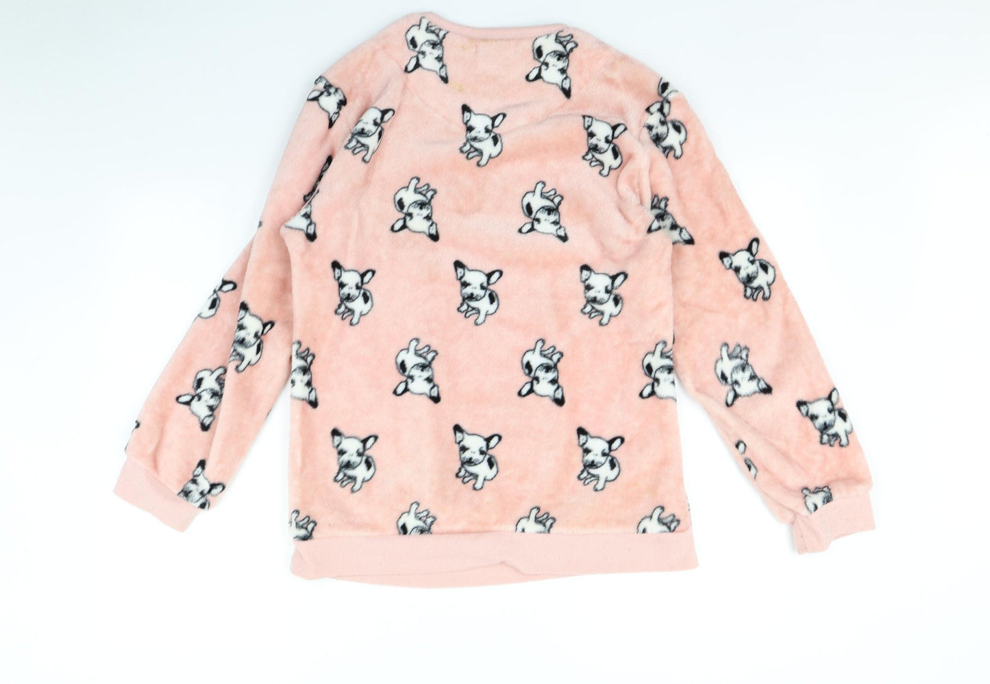 Loungeable Womens Pink    Pyjama Top Size L  - Pig print