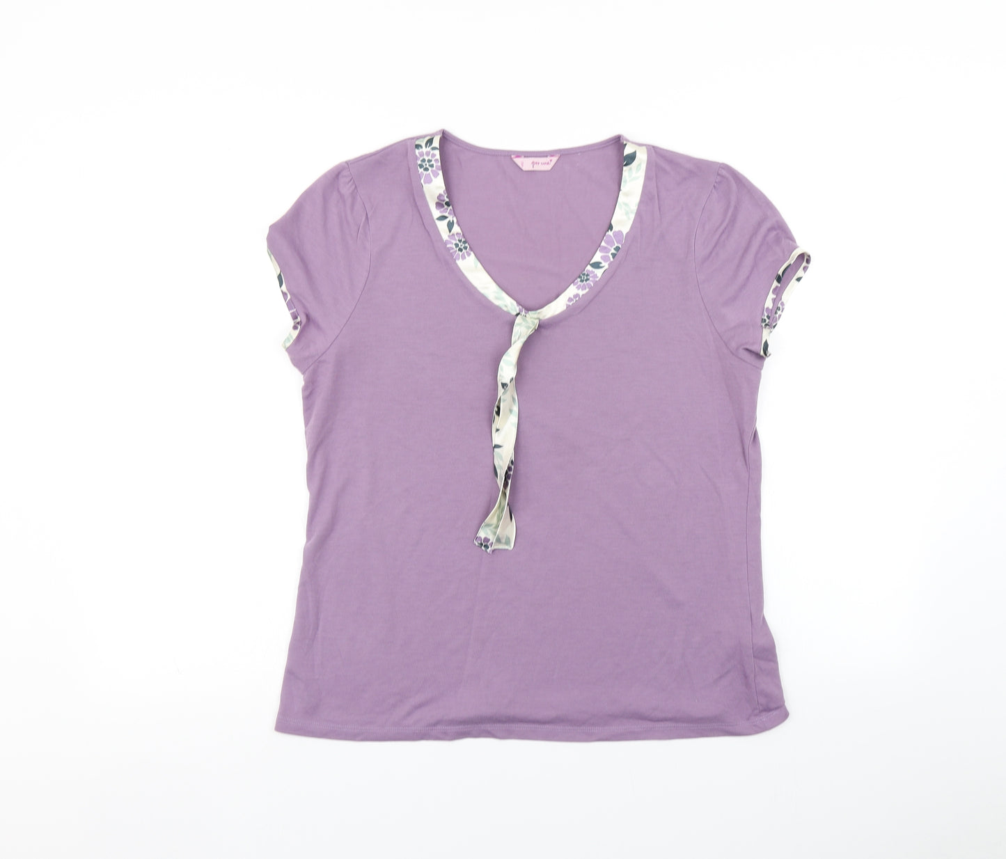 Marks and Spencer Womens Purple    Pyjama Top Size 16