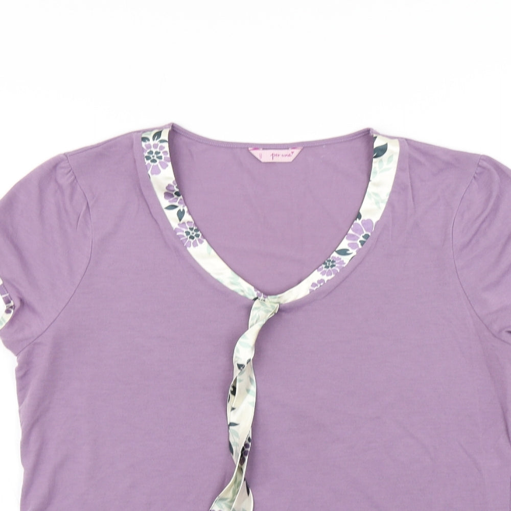 Marks and Spencer Womens Purple    Pyjama Top Size 16