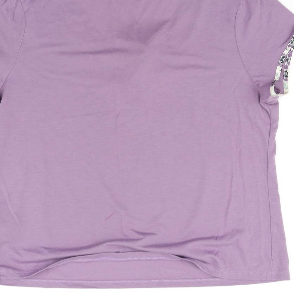 Marks and Spencer Womens Purple    Pyjama Top Size 16