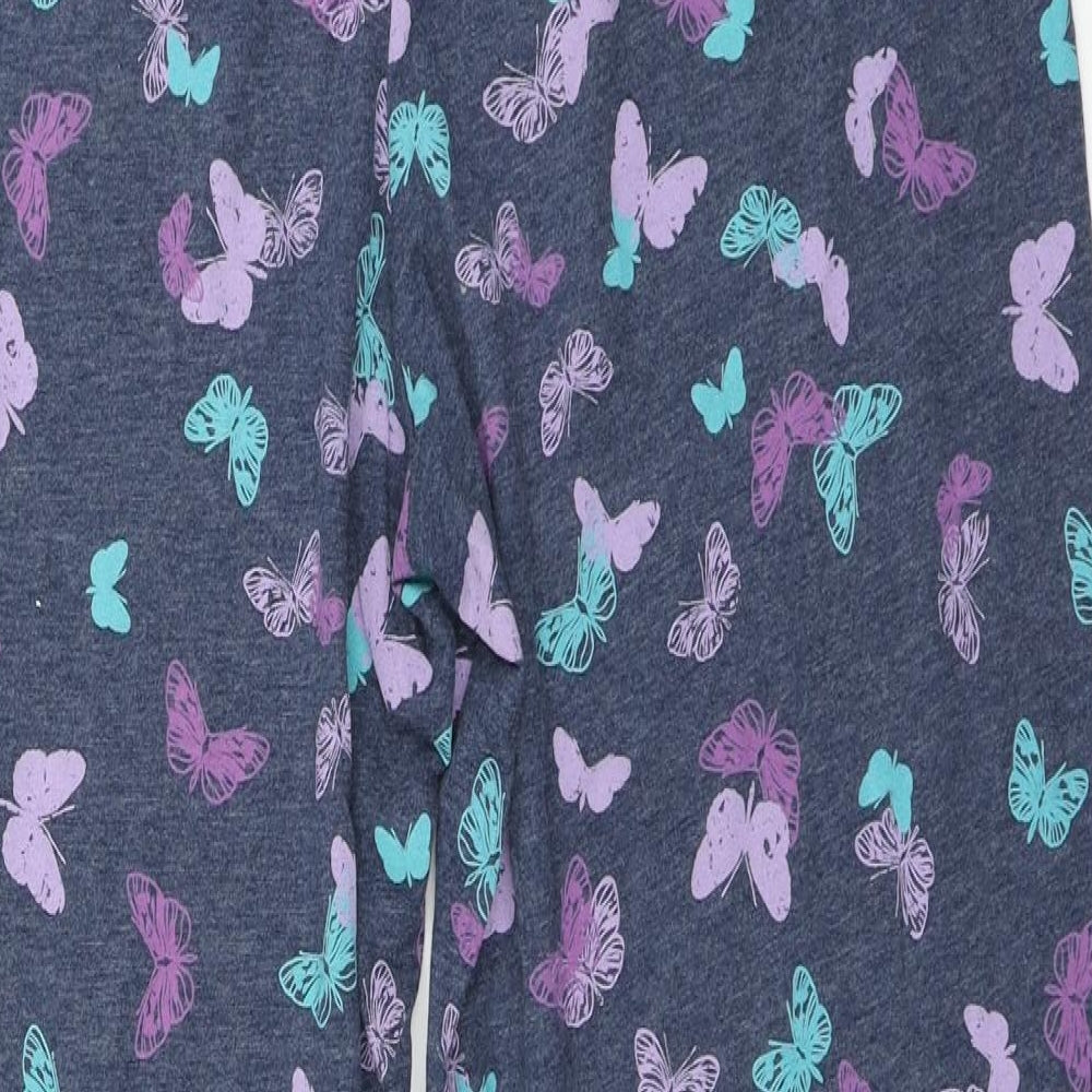 Marks and Spencer Womens Blue    Pyjama Pants Size 16  - Butterfly print