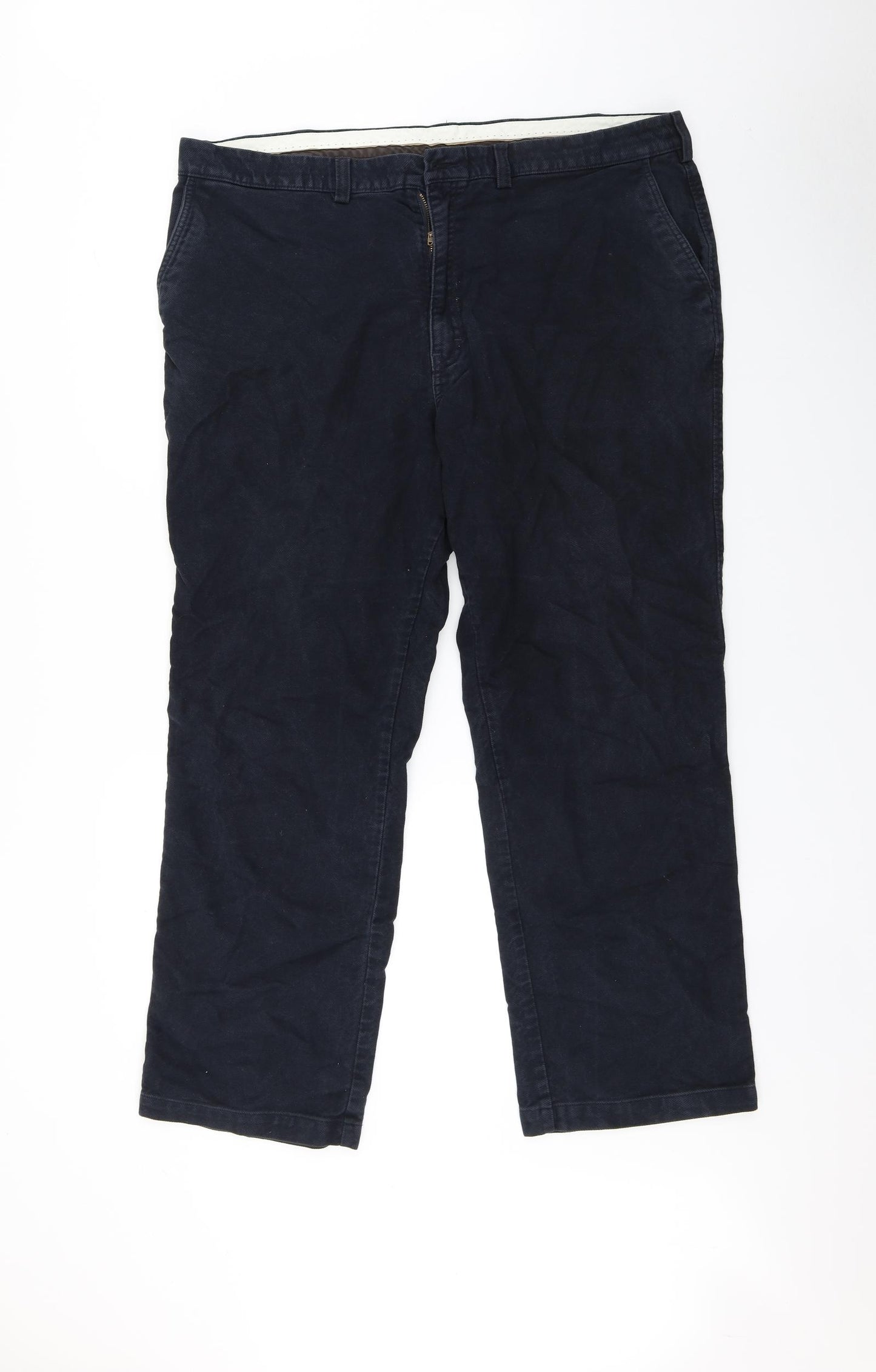 Marks and Spencer Mens Blue   Trousers  Size 44 in L31 in
