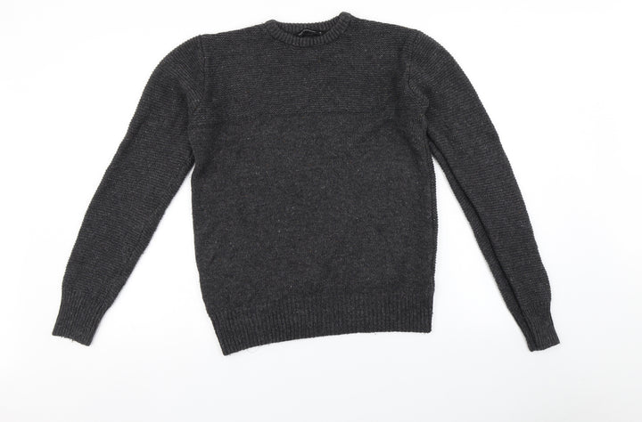 Cedar Wood State Mens Grey Pullover Jumper Size S