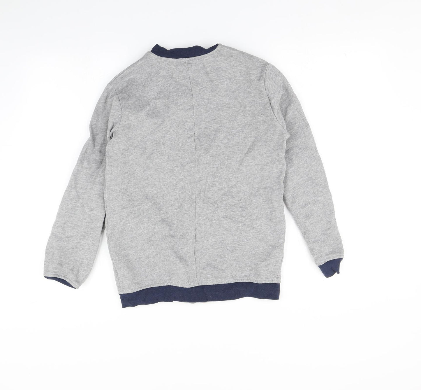 River Island Boys Grey   Full Zip Hoodie Size 11-12 Years