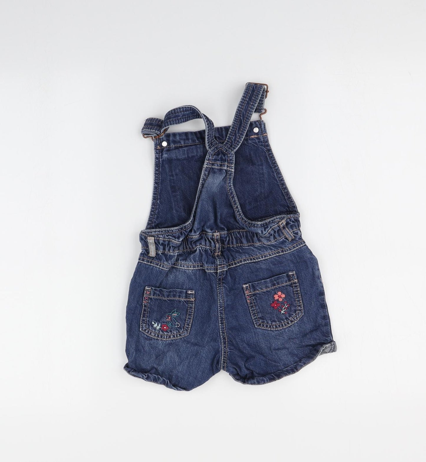 George Girls Blue   Dungaree One-Piece Size 3-4 Years