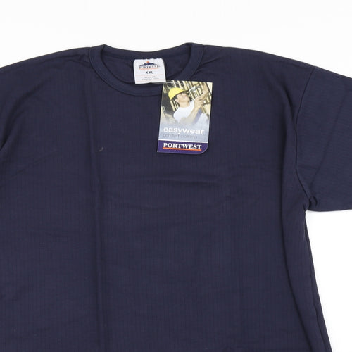Portwest Mens Blue    T-Shirt Size 2XL