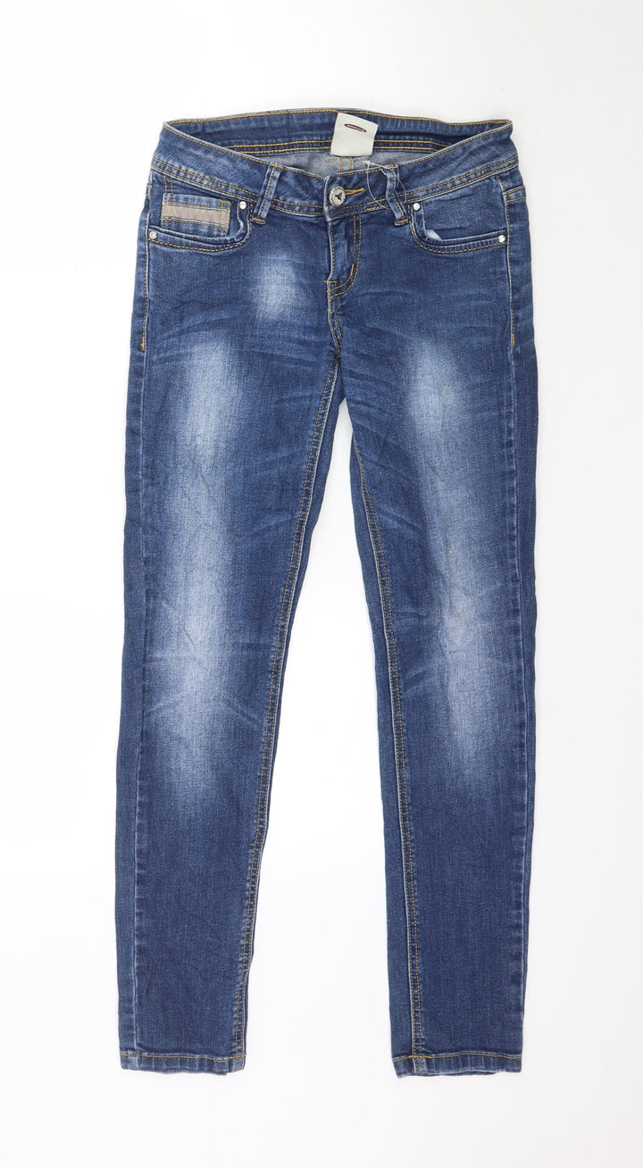 Bonavita Womens Blue Denim Skinny Jeans Size 28 in L29 in
