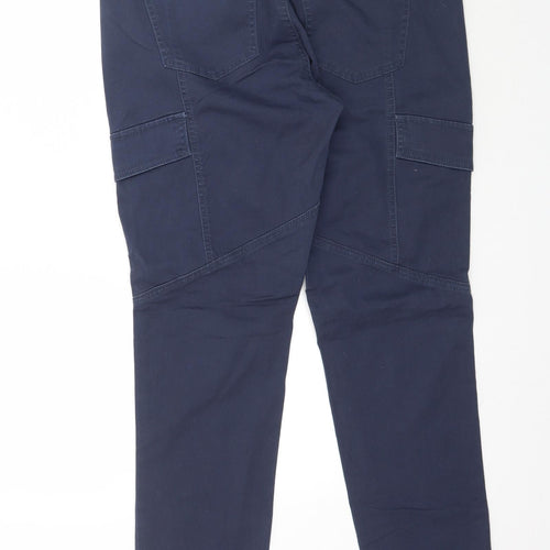 Supplies Womens Blue   Trousers  Size 10 L30 in