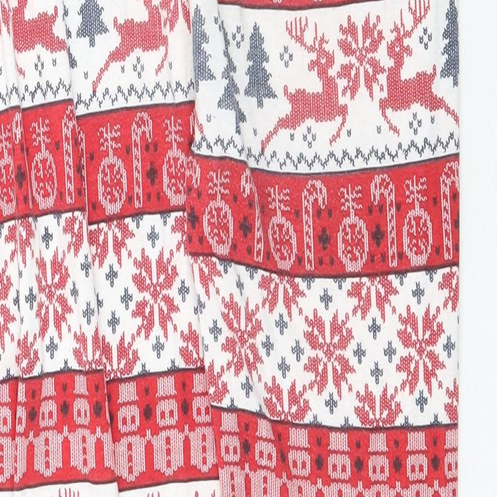 Primark Girls Red Fair Isle   Pyjama Pants Size 13-14 Years
