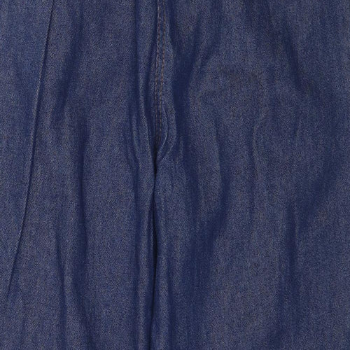 Being Casual Womens Blue  Denim Straight Jeans Size 12 L26 in