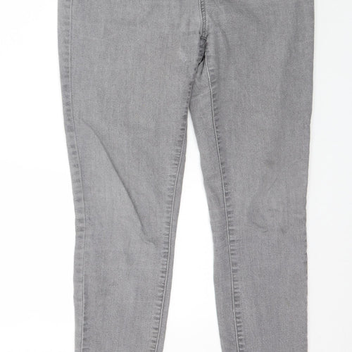 Pieces Womens Grey  Denim Jegging Jeans Size L L32 in