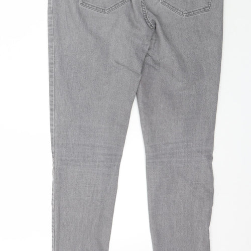 Pieces Womens Grey  Denim Jegging Jeans Size L L32 in