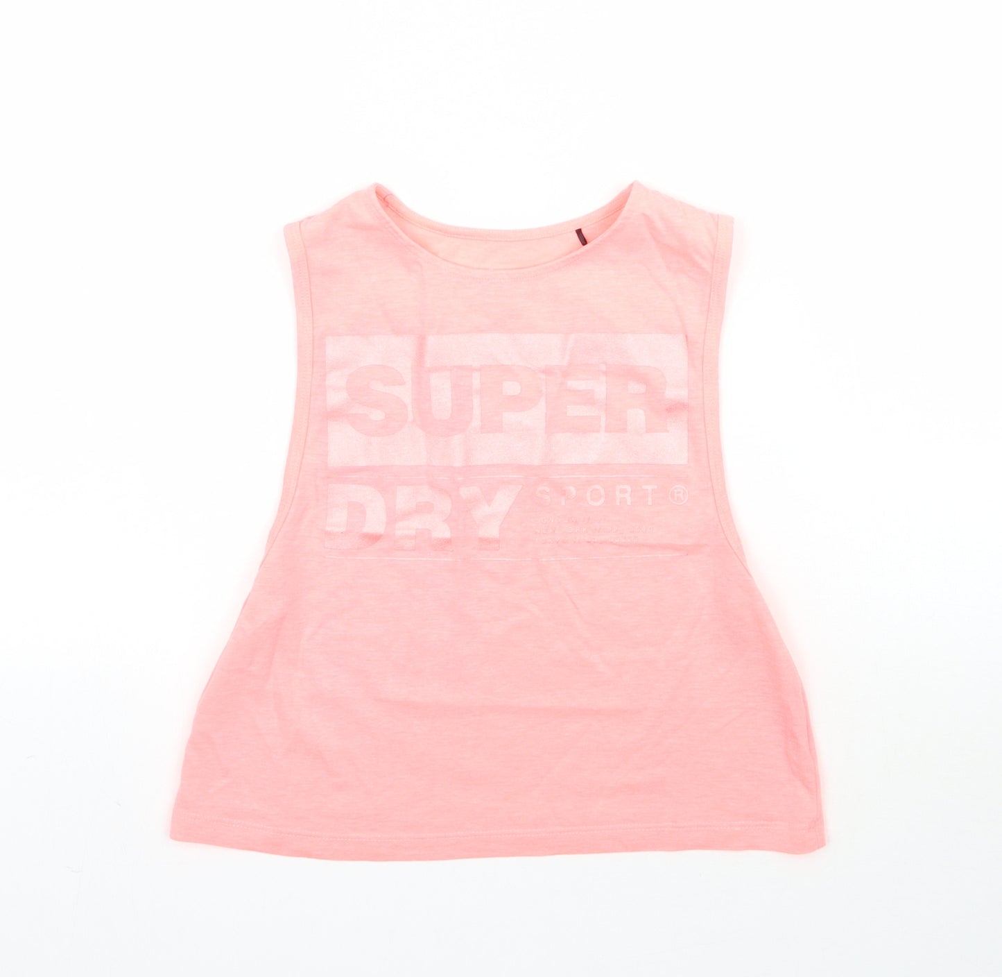 Superdry Womens Pink   Basic Tank Size 6